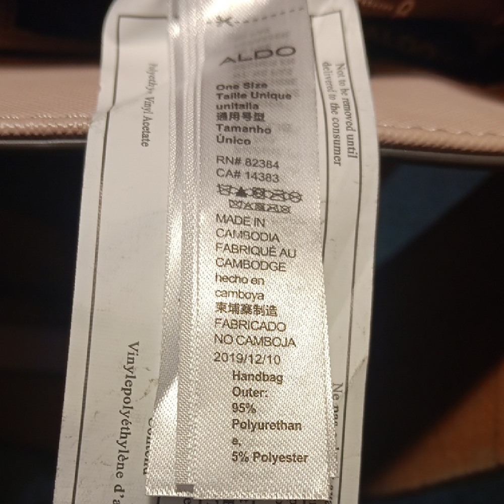 Aldo Pink Geometric Pattern Handbag - image 3